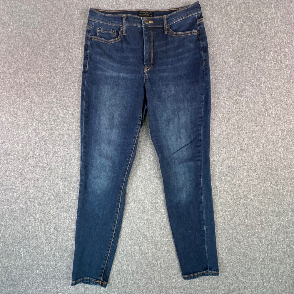 Banana Republic Jeans Women 30/10 High Rise Skinny Dark Wash Stretch Denim